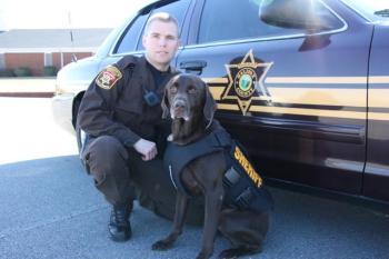 Deputy Sheriff Jason Keeter and Brody