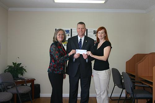 (L-R) Hope Ashworth, Randy Byrd, and Jennifer Bass